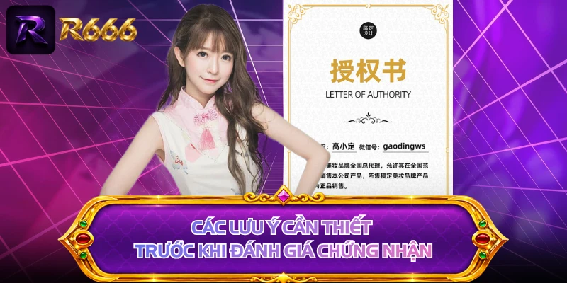 Các lưu ý cần thiết trước khi đánh giá chứng nhận